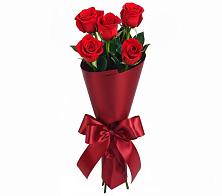 Букет 5 Красных роз Эдлесс Лав в Дегтярске