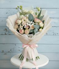 Букет цветов из:  Розы и Лизиантусы #REPLACE_PRED# Дегтярске