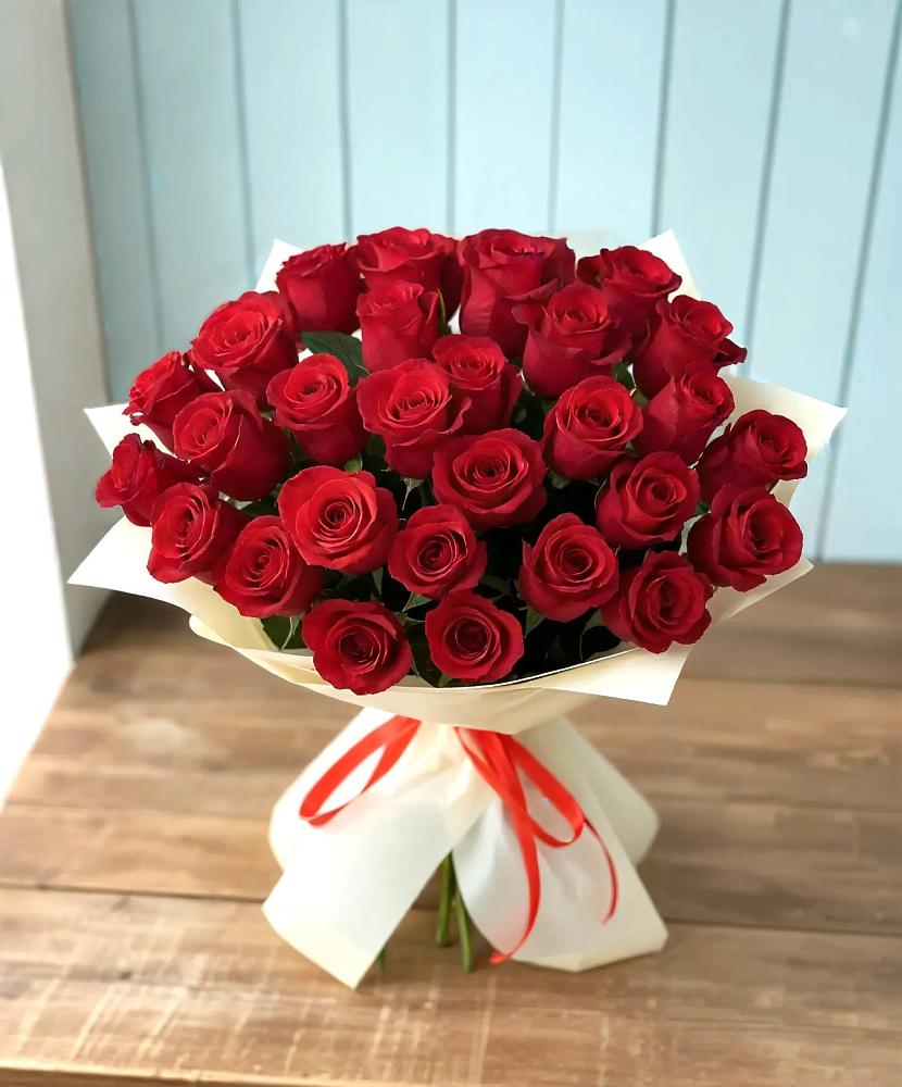 Букет 29 Красных роз в Дегтярске