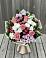 Букет цветов из: Альстромерии, Гвоздики, Розы и Хризантемы в Дегтярске
