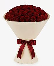 Букет 101 Бордовая роза Блэк Бакарра в Дегтярске