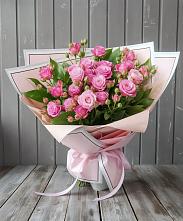 Букет Розовый кустик в Дегтярске