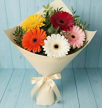 Букет цветов из:  Герберы в Дегтярске