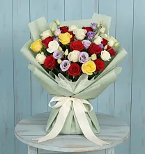 Букет цветов из:  Розы #REPLACE_PRED# Дегтярске