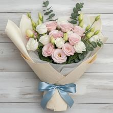 Букет цветов из:  Лизиантусы в Дегтярске