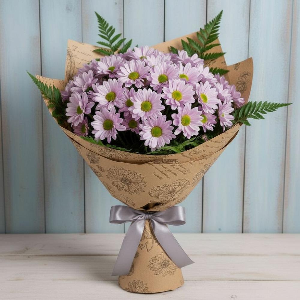 Букет цветов из: Хризантемы в Дегтярске