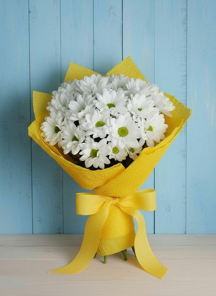 Букет цветов из: Хризантемы в Дегтярске