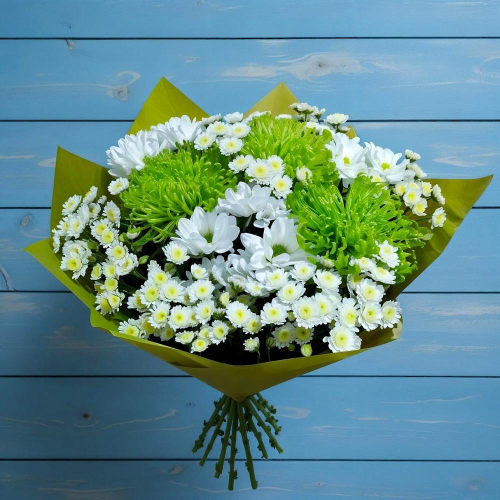 Букет цветов из: Хризантемы в Дегтярске