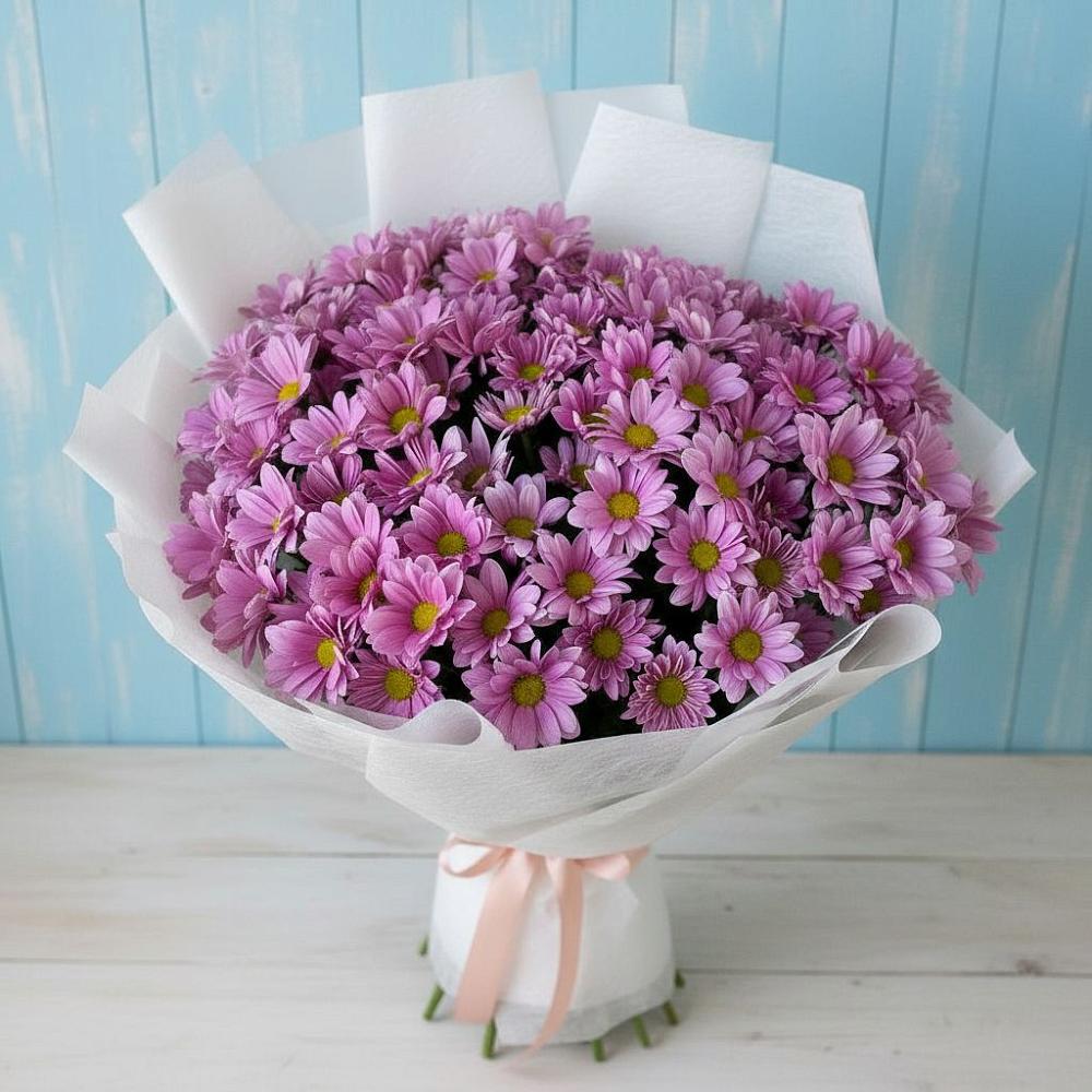 Букет цветов из: Хризантемы в Дегтярске