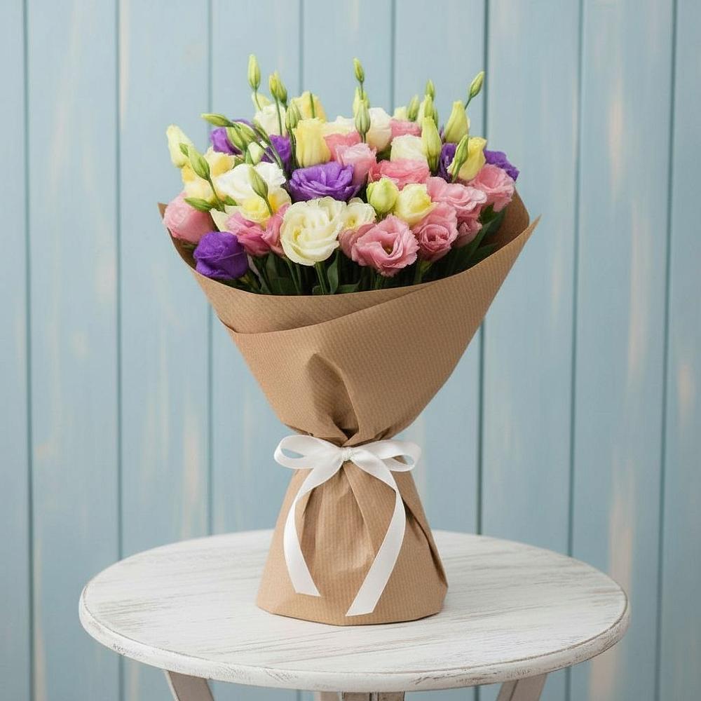 Букет цветов из: Лизиантусы в Дегтярске