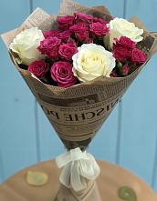 Букет цветов из:  Розы #REPLACE_PRED# Дегтярске