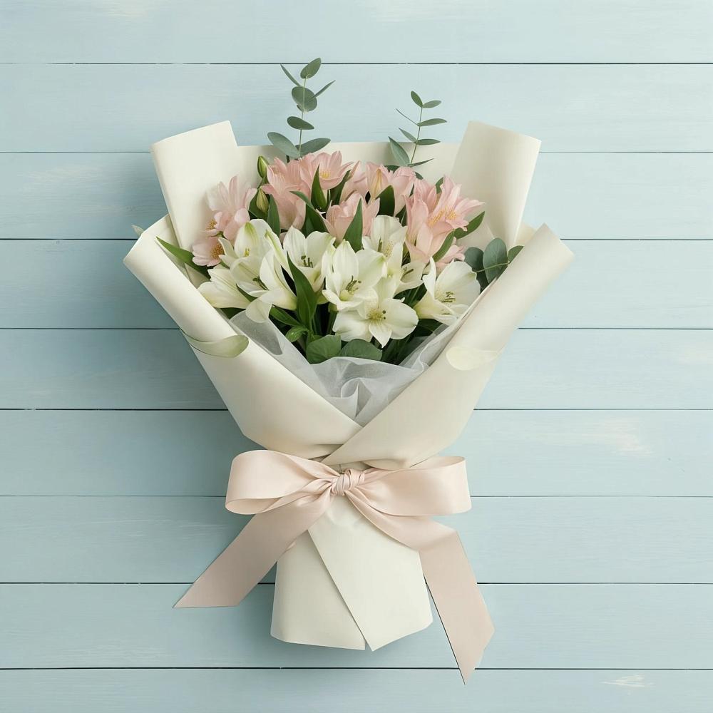 Букет цветов из: Альстромерии в Дегтярске