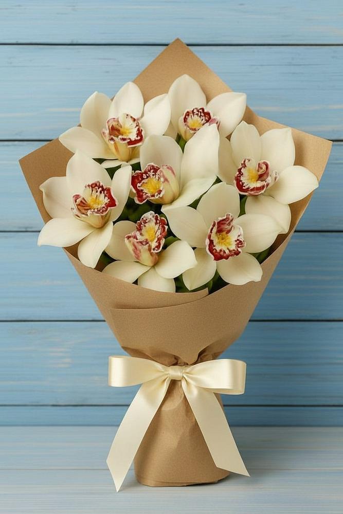 Букет цветов из: Орхидеи и Розы в Дегтярске